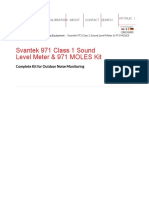 Svantek 971 Class 1 Sound Level Meter & 971 MOLES Kit: Complete Kit For Outdoor Noise Monitoring