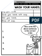 Y1 Civic Edu Worksheets June Wash Hands PDF