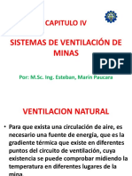 CAP. IV SISTEMAS VENTILACION MINAS (Vent. Natural y Reguladores Aire)