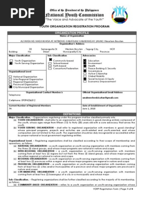 1. Registration Form