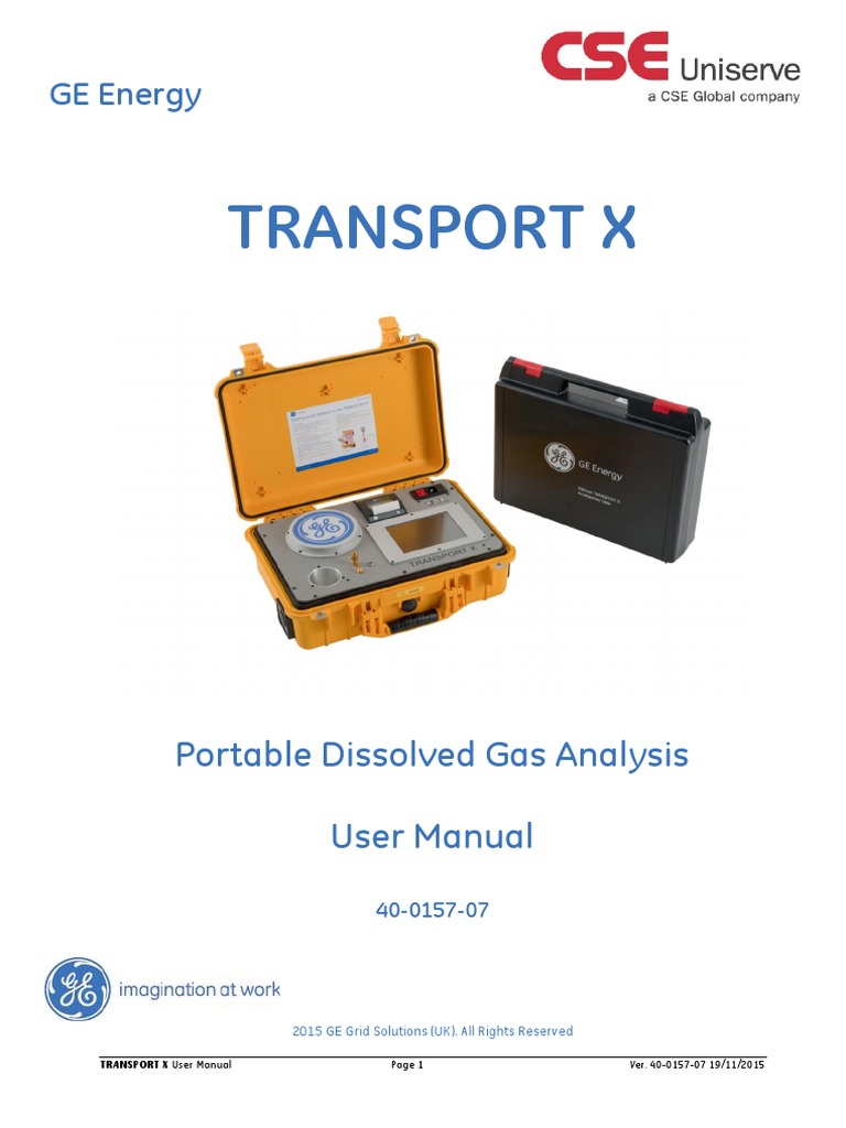 Ge Kelman Transport X User Manual | PDF | Databases | Nature