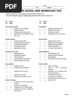 Page 5 and 6 Skill, Value and Entrep Tests