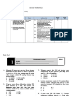 Tes Tertulis PG (Sifat Koligatif Larutan)