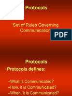 Protocols: "Set of Rules Governing Communication"