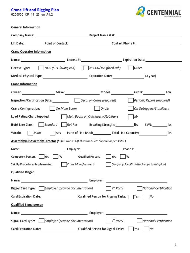 Referensi Rigging Plan | Download Free PDF | Crane (Machine) | Nature