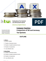 Company Taxation Presentation - EU & UK Jurisdiction