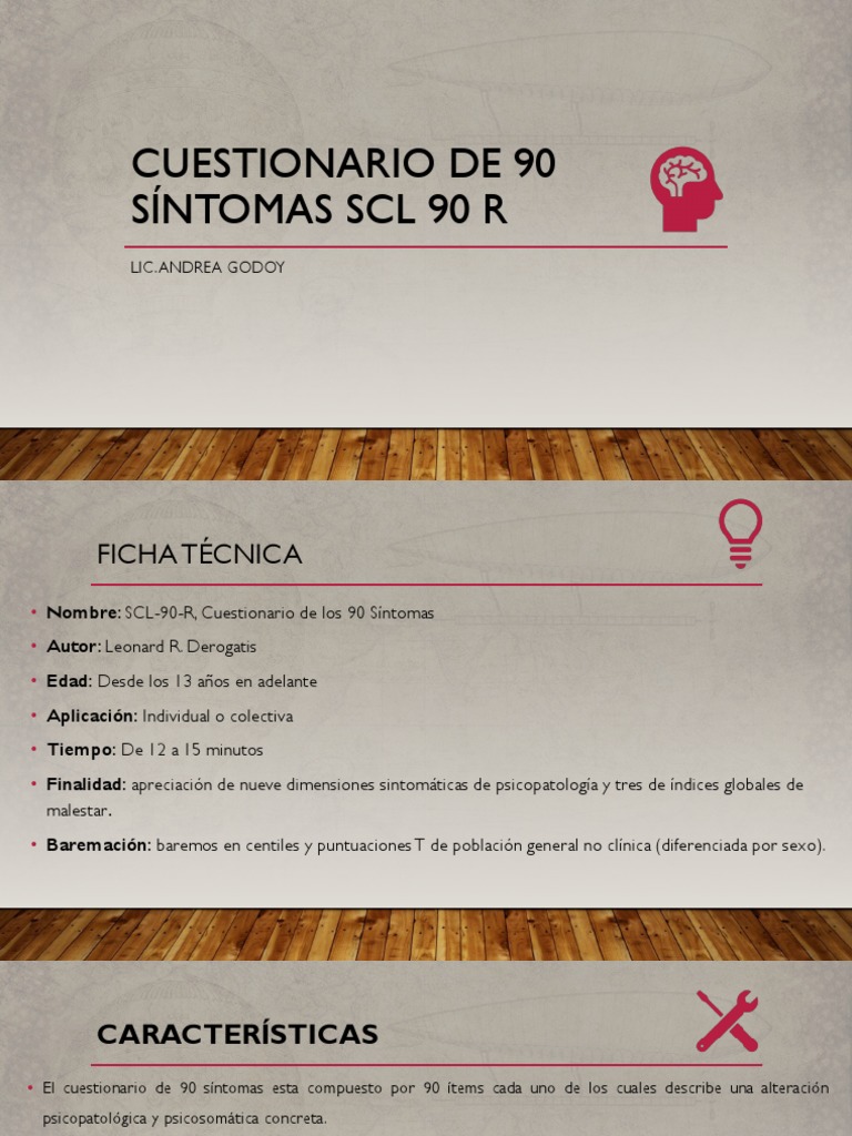Ficha Técnica del SCL-90-R | PDF | Ansiedad | Depresión (estado de ánimo)