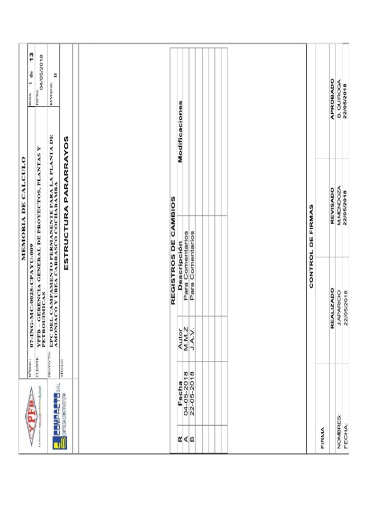 Diseño de La Estructura de Pararrayos | PDF