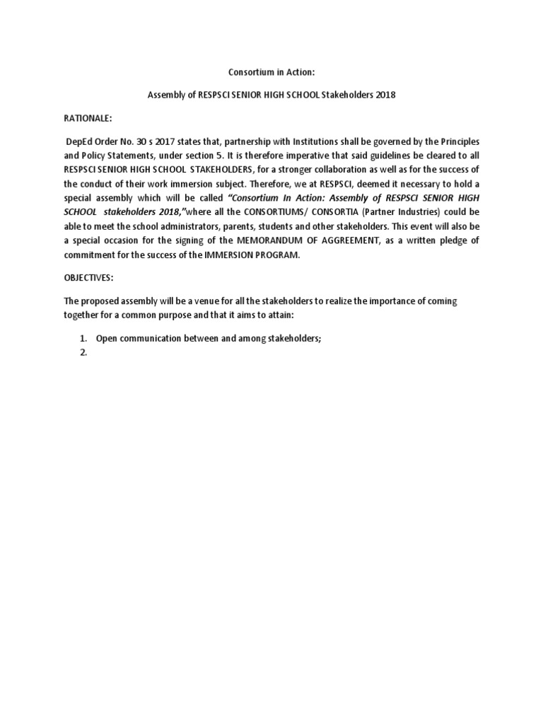 SCHOOL Stakeholders 2018,"where All The CONSORTIUMS/ CONSORTIA (Partner