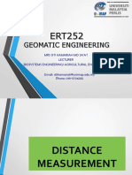 Measuring Distances in Geomatics Engineering