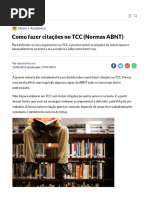 Como fazer citações ABNT