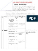 Advt. Details Application Form Walk in For 168 Customer Agent Duty Officer Officer Other Posts 847 1 AIATSLNov2019