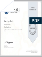 Coursera Certificate