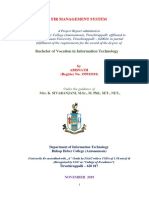 Bachelor of Vocation in Information Technology: Fir Management System