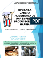 BPM en La Cadena Alimentaria de Una Empresa Productora de Harina