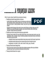 Berakhirnya Perjanjian Leasing