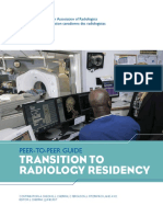 Transition To Radiology Residency: Peer-To-Peer Guide