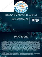 Biology Is My Favorite Subject: Daffa Ardatama 7B