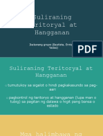 Suliraning Teritoryal at Hangganan: Ikalawang Grupo (Bautista, Enriquez, Yadao)