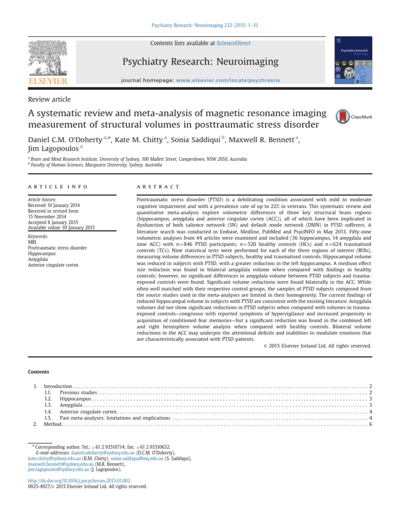 A Systematic Review and Meta-Analysis of Magnetic Resonance Imaging ...