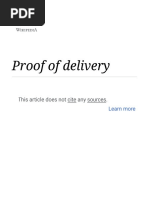 Proof of Delivery