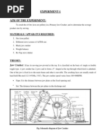 Experiment-1: Materials / Apparatus Required