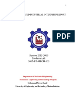 Final Supervised Industrial Internship Report 1