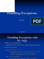 Handling Exceptions: Part F