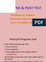 Soal Pre & Post Test