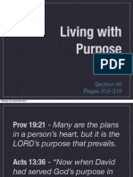 Rick Warren, Purpose Driven Life: Section 40