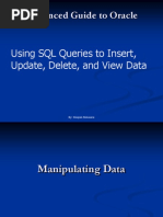 Enhanced Guide To Oracle: Using SQL Queries To Insert, Update, Delete, and View Data