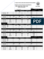 Proposed Time Table For Bachelors Degree Programmes Department of Electronic Engineering Time Table For: First Year Effective Date: Batch