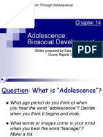 Adolescence Development Biosocial Changes