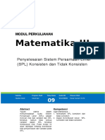 Modul Matematika III (TM9)
