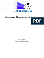 Database Management System by Jasaswi Prasad Mohanty 800957 PDF