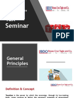 General Principles in Taxation Law