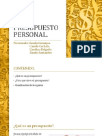 Presupuesto Personal