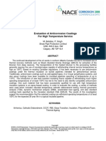 NACE2008 - 08039 - Evaluation of Anti-Corrosion Coatings For HT Service PDF