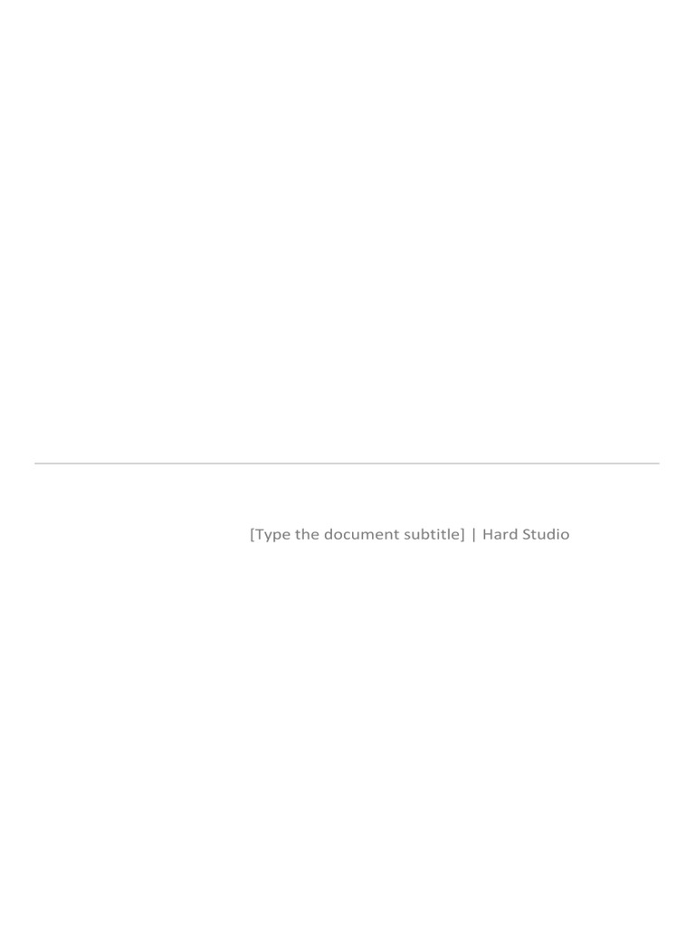 (Type The Document Subtitle) - Hard Studio | PDF | Computers