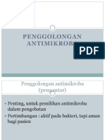 Penggolongan Antimikroba