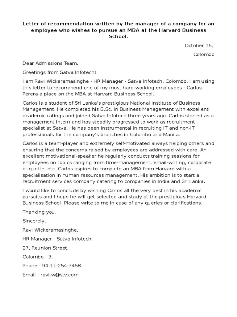 3 Incredible College Recommendation Letter Samples