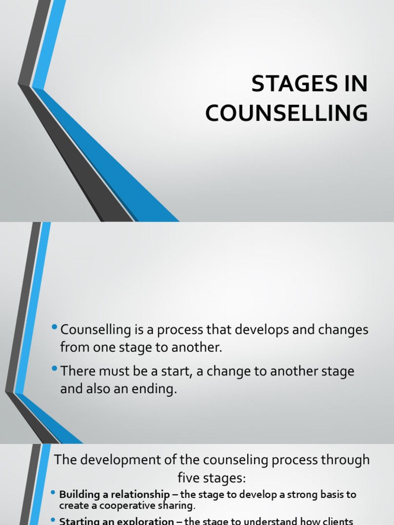 Five Stages of the Counselling Process | PDF | Psychotherapy | Decision ...