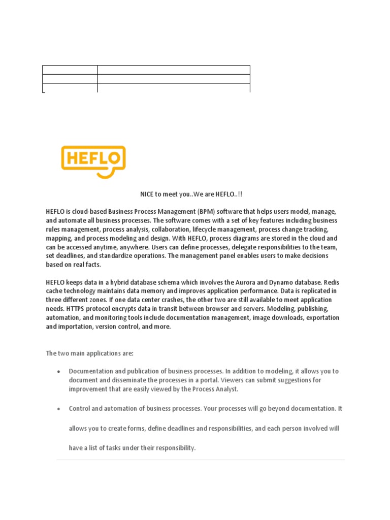 Heflo | PDF