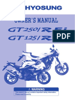 Hyosun GT 125 Manual
