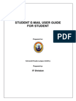 Student E-Mail User Guide For Student: IT Division