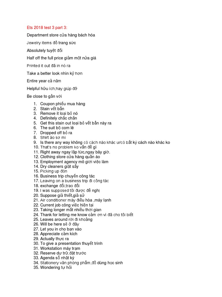 Ets 2018 Test 3 Part 3 | PDF
