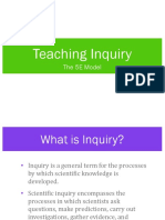 Teaching Inquiry: The 5E Model