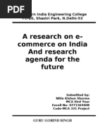 Download Project Research E Commerce by NitinKishan Sharma SN43616410 doc pdf