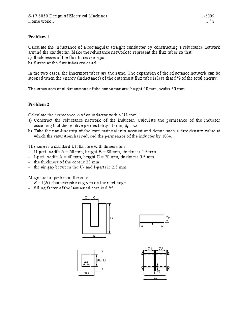 Machine Design | PDF | Inductor | Inductance