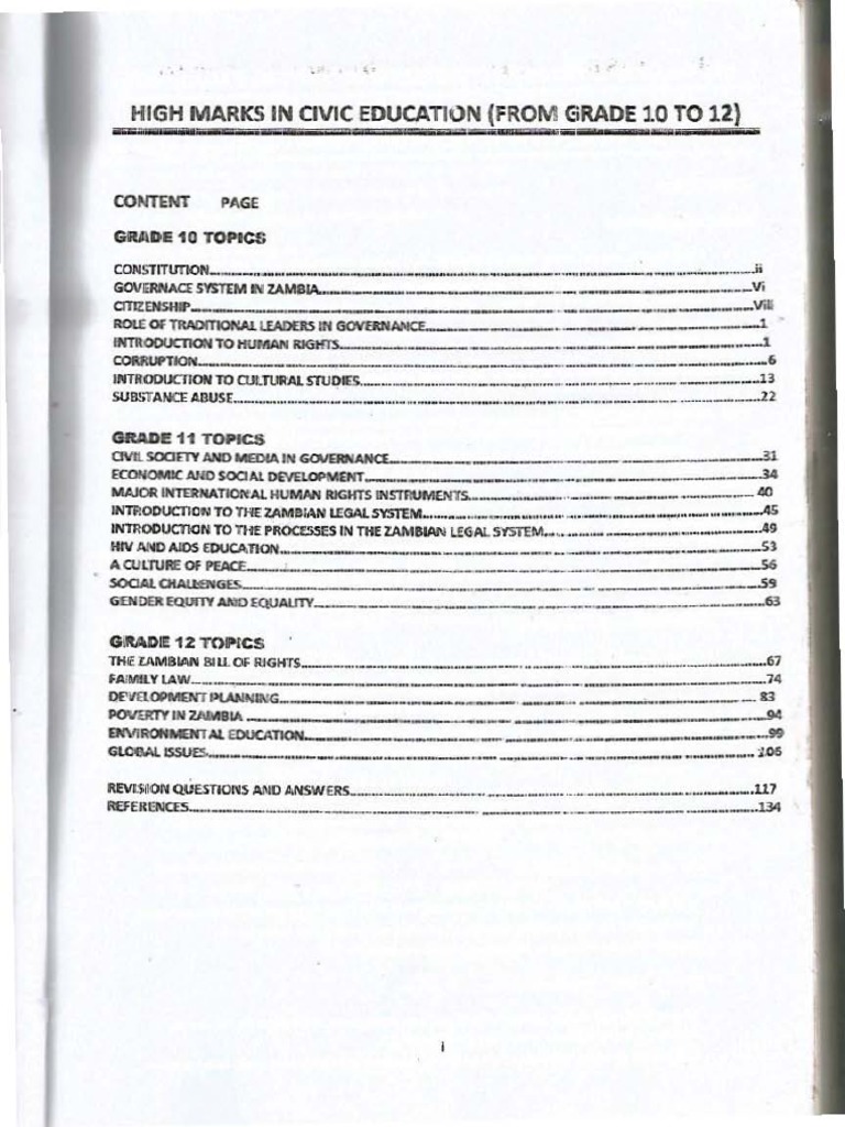 Civic Education 10 To 12 PDF | PDF | Justice | Crime & Violence